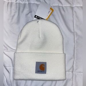 Carhartt off white beanie, new with tags